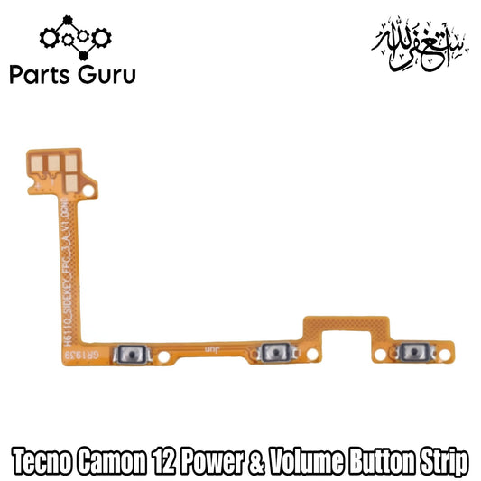 Tecno Camon 12 Power & Volume Button Strip  || Tecno Camon 12 Power  & Volume Strip || Camon 12 on off volume strip