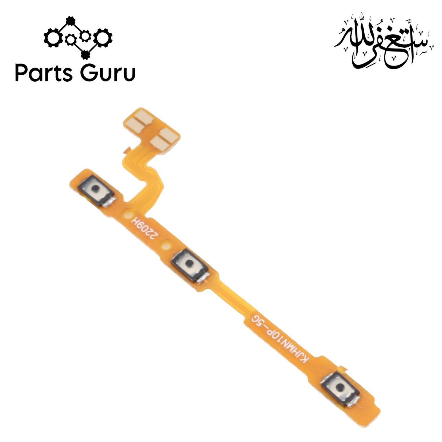 Xiaomi Poco X3 GT Power & Volume Button Flex || Xiaomi Poco X3 Gt power & volume button strip || Poco x3 gt on off strip || Parts Guru