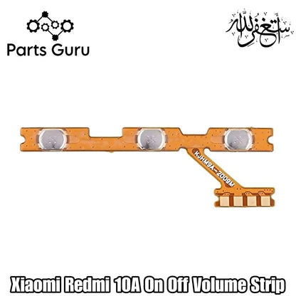 Xiaomi Redmi 10A Power Volume Button Flex || Redmi 10A On Off Volume Button Strip || redmi 10a on off volume strip || Parts Guru