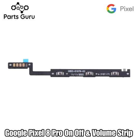 Google Pixel 8 Pro Power Button & Volume Button Flex  || Pixel 8 Pro On Off Volume Button Strip || Parts Guru