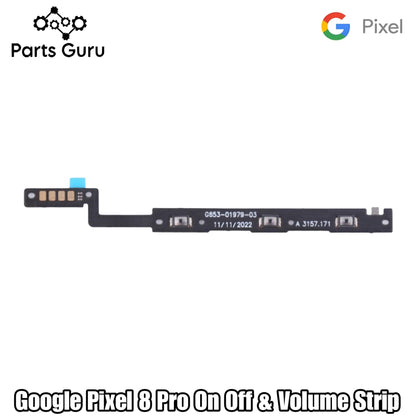 Google Pixel 8 Pro Power Button & Volume Button Flex  || Pixel 8 Pro On Off Volume Button Strip || Parts Guru
