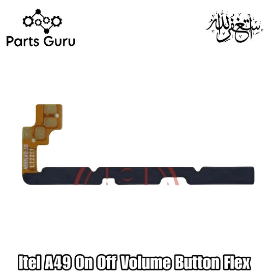 Itel A49 Power Volume Button Flex || A49 On Off Volume Button Strip || Parts Guru