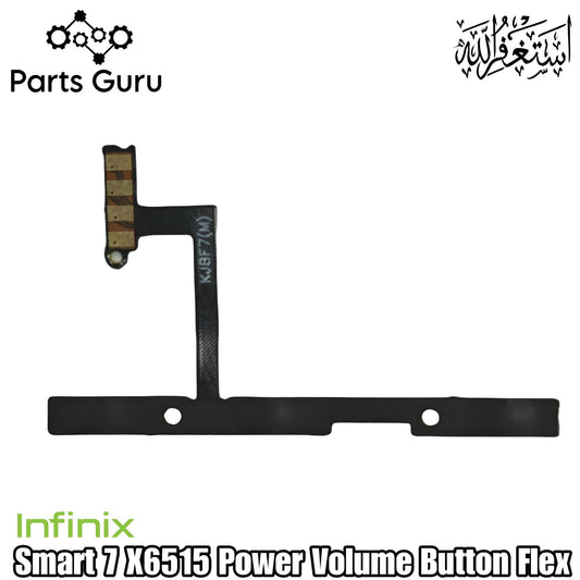 Infinix Smart 7 X6515 Power Volume Button Flex || Infinix smart 7 power volume button strip || X6515 on off volume strip || Parts Guru