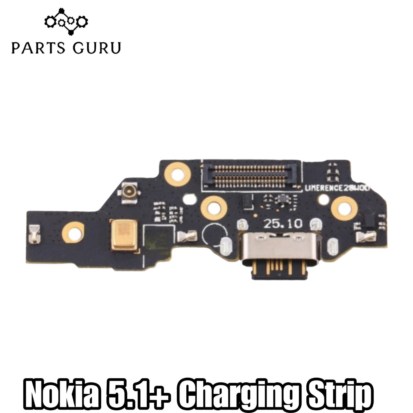 Nokia 5.1 plus  Charging Strip || Nokia 5.1+ Charging Board || Nokia 5.1 plus Charging flex\ Charging Strip || Parts Guru