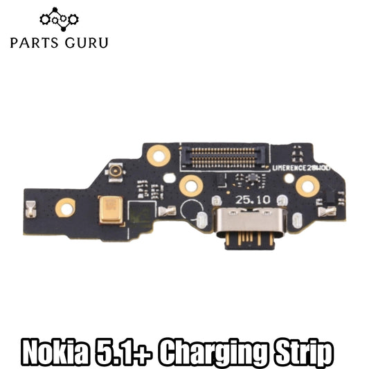 Nokia 5.1 plus  Charging Strip || Nokia 5.1+ Charging Board || Nokia 5.1 plus Charging flex\ Charging Strip || Parts Guru