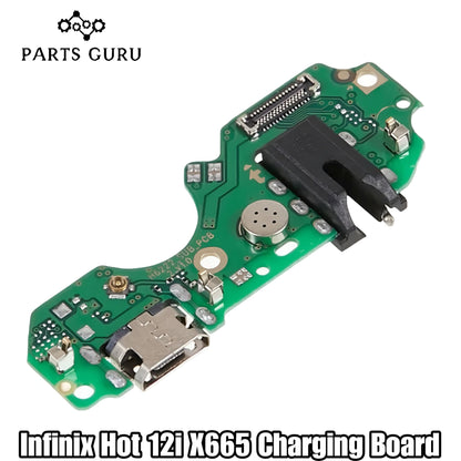 Infinix Hot 12i 4G X665B X665 Dock Connector Charging Port Flex || infinix x665 charging strip || infinix hot 12i strip || Parts Guru