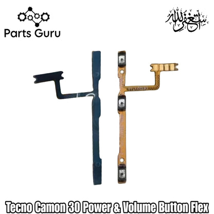 Tecno Camon 30 Power & Volume Button Strip || Tecno camon 30 power & volume button flex  || Camon 30 on off volume strip || Parts Guru