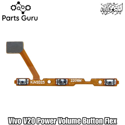 Vivo V20 Power Volume Button Flex || Vivo v20 Power volume button strip || V20 on off volume strip || Parts Guru