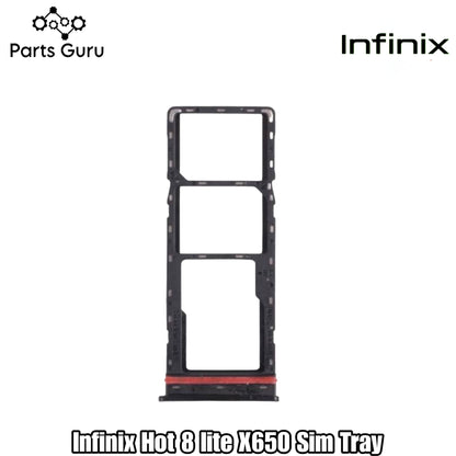 Infinix X 650 Hot 8 lite Sim Tray || X 650 Sim Tray || X 650 Hot 8 lite Sim tray/ Sim Slot || Parts Guru