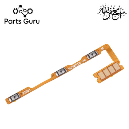 Xiaomi Redmi Note 12 Power Volume Button Flex || Xiaomi Mi Note 12 on off volume strip || Mi note 12 on off volume button strip || Parts Guru