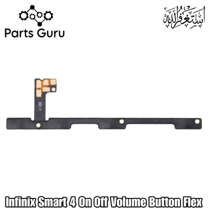 Infinix Smart 4 / Smart 4c X653 Power Button & Volume Button Flex || Infinix smart 4 on off volume button strip || X653 strip || Parts Guru