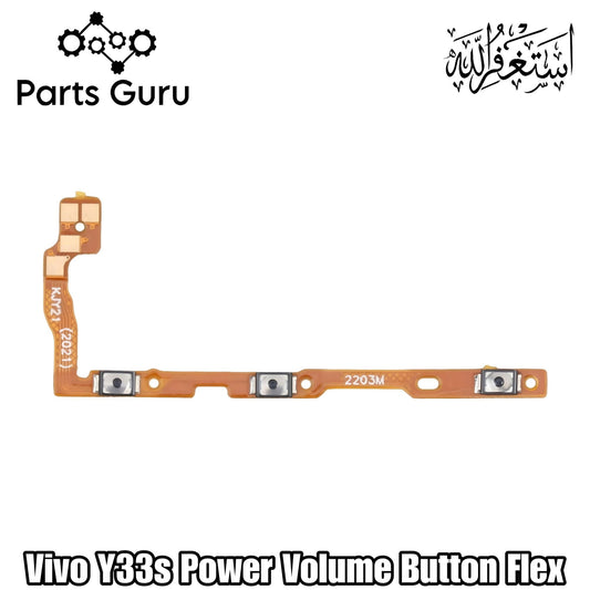 Vivo Y33S Power Volume Button Flex || Vivo y33s power volume button strip || Y33s on off volume strip || Parts Guru