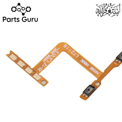 Infinix Hot 10i X659 Power Button & Volume Button Flex || Infinix hot 10i power volume button strip || X659 on off volume strip || Parts Guru