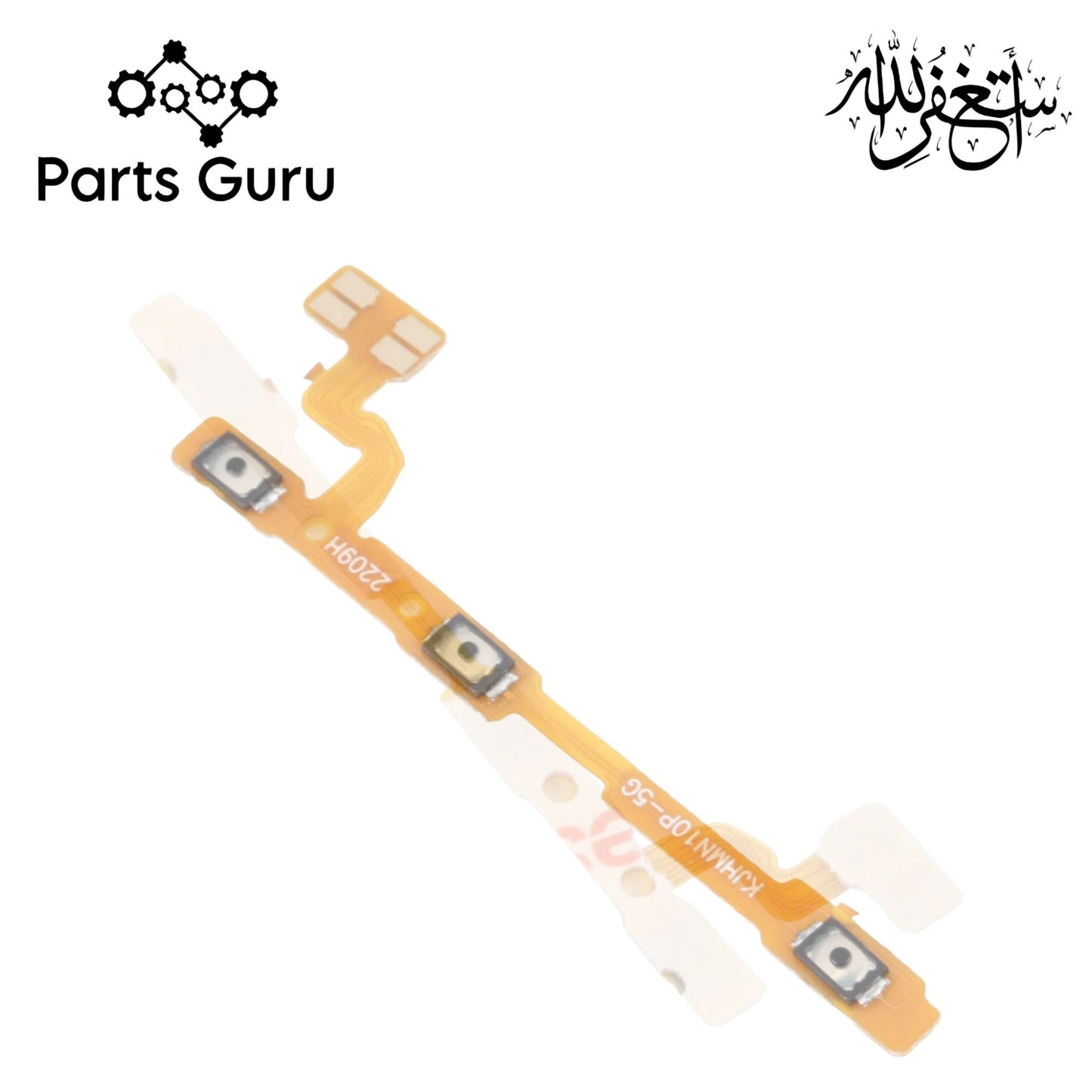 Xiaomi Poco X3 GT Power & Volume Button Flex || Xiaomi Poco X3 Gt power & volume button strip || Poco x3 gt on off strip || Parts Guru