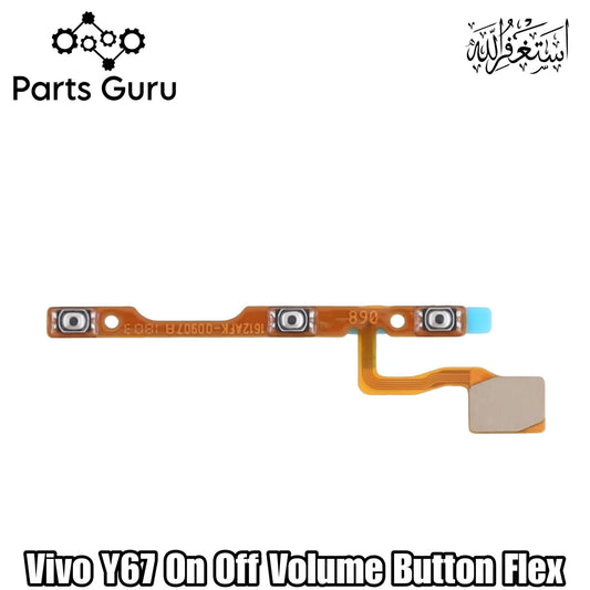 Vivo Y67 Power Volume Button Flex || Vivo y67 on off volume button strip || Y67 on off volume button strip || Parts Guru