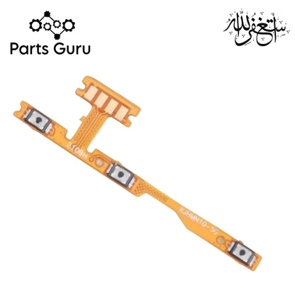 Xiaomi Redmi Note 10 5G Power Volume Button Flex || Redmi Mi Note 10 5g On Off Volume Button Strip || Note 10 5G on off strip || Parts Guru