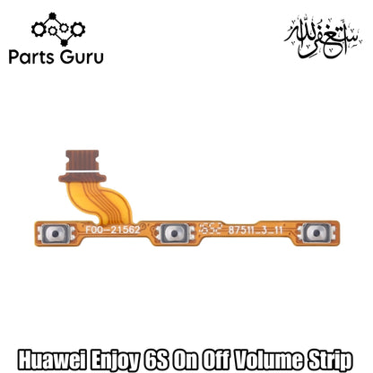 Huawei Enjoy 6S Power & Volume Button Flex || Huawei enjoy 6s power & volume button strip || Enjoy 6s on off volume strip || Parts Guru