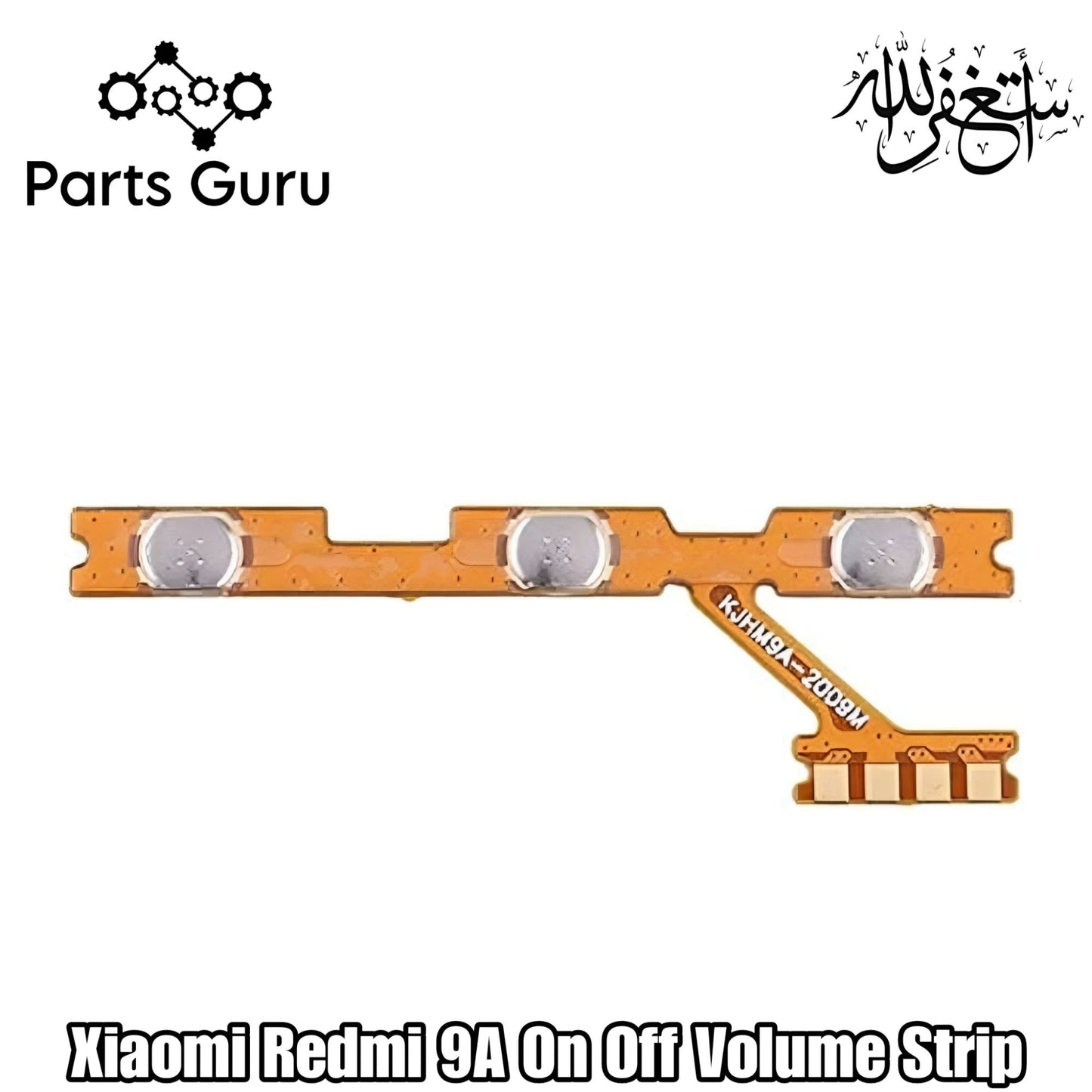 Xiaomi Redmi 9A Power Volume Button Flex || Redmi 9A On Off Volume Button Strip || redmi 9a on off volume strip || Parts Guru