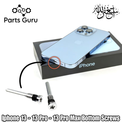Iphone 13 13 Pro 13 Pro Max Original Bottom Screws  || Iphone 13 13 pro 13 pro max original bottom screws || iphone 13 13P 13PM original bottom nuts || Parts Guru