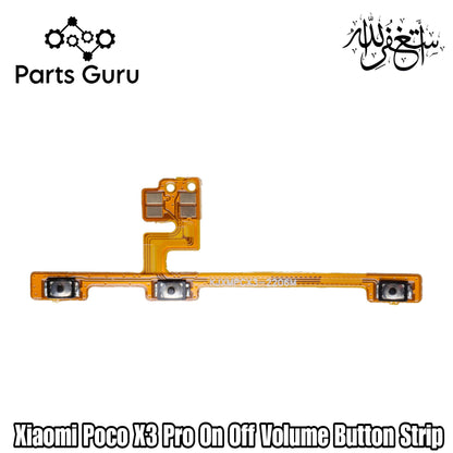 Xiaomi Poco X3 Pro Power & Volume Button Flex || Xiaomi Poco x3 pro power & volume button strip || Poco x3 pro on off strip || Parts Guru