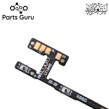 Infinix S5 Pro X660 Power Button & Volume Button Flex  || Infinix s5 pro power volume button strip || X660 on off volume strip || Parts Guru