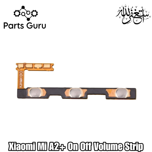 Xiaomi Redmi A2 Plus Power Volume Button Flex || Xiaomi mi a2 plus power volume button strip || Mi a2+ on off volume strip || Parts Guru