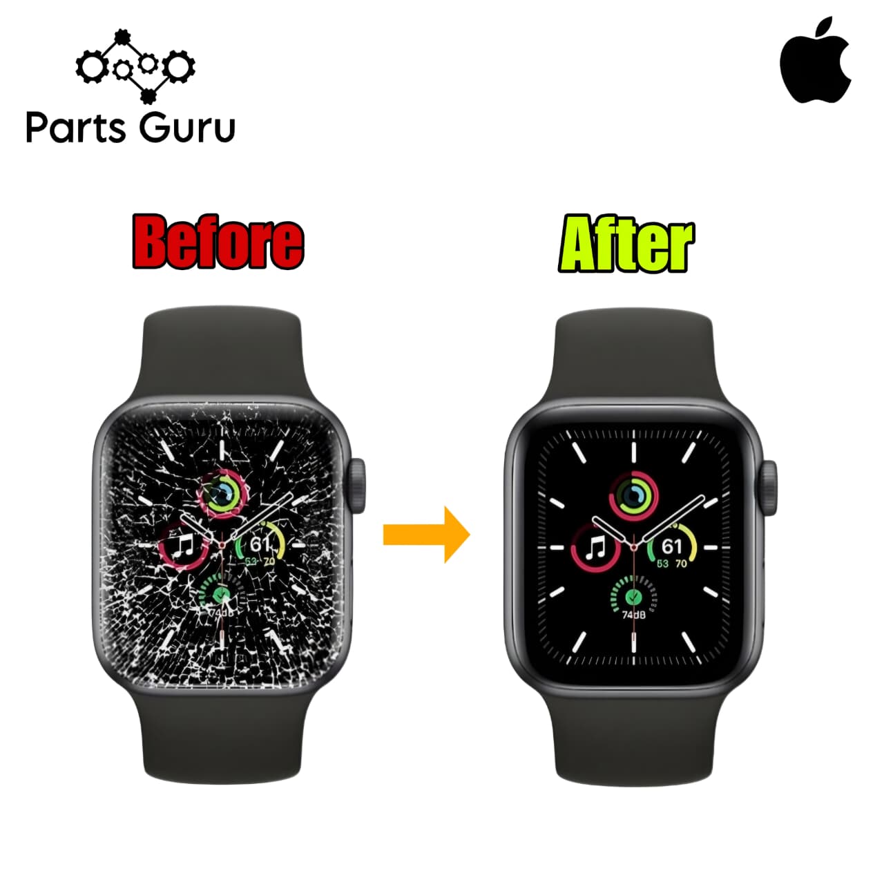 Apple Watch Series 4 Touch Glass