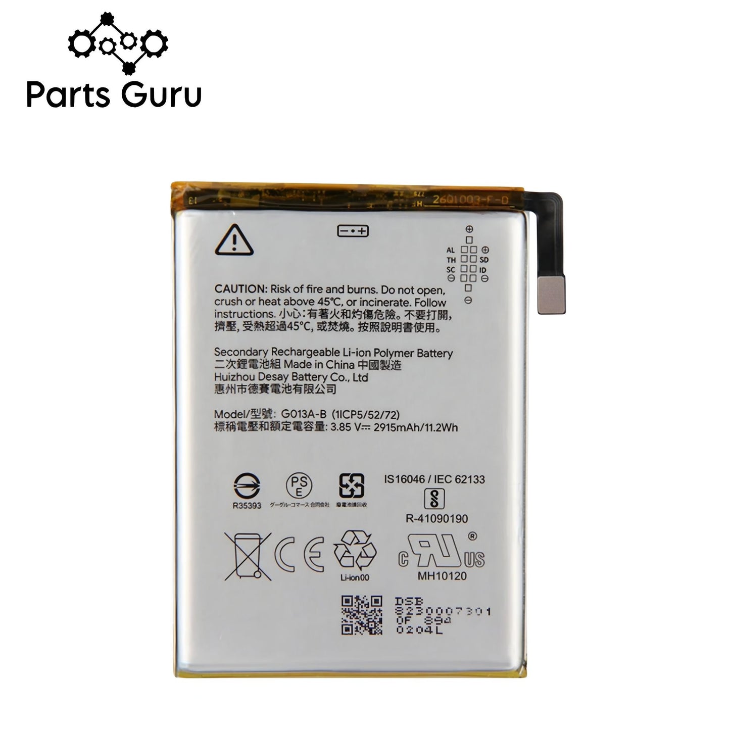 Google Pixel 3 Battery || Pixel 3 Battery || Parts Guru BWP